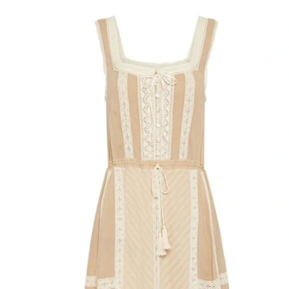 Spell Cinder Midi Dress in Nude size small - Picture 4 of 12